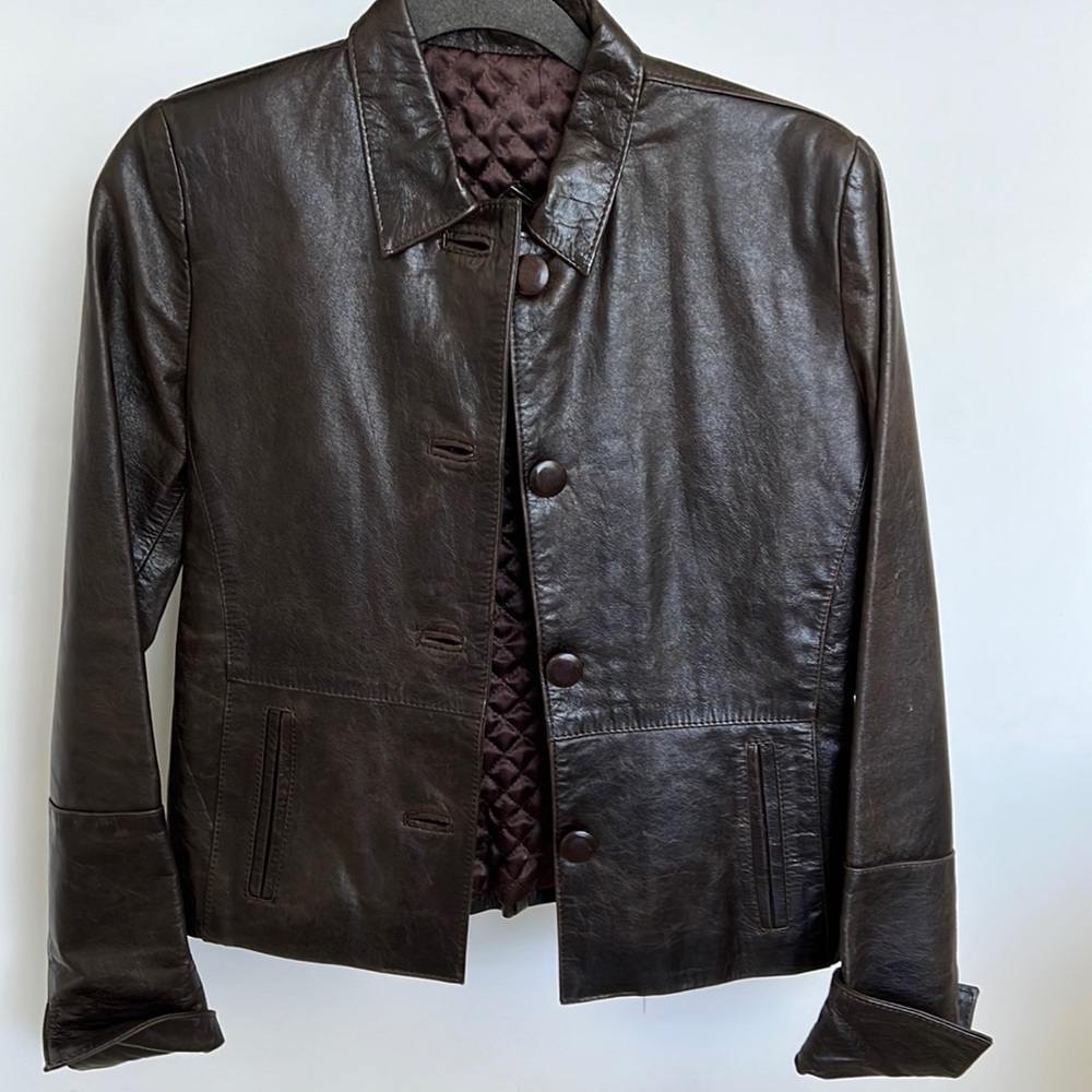 Leather jacket